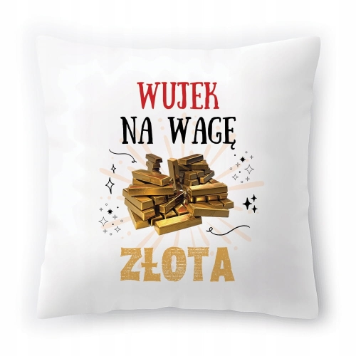 Poduszka Dla Wujka Wujaszka Urodziny Prezent z Nadrukiem ze Zdjęciem