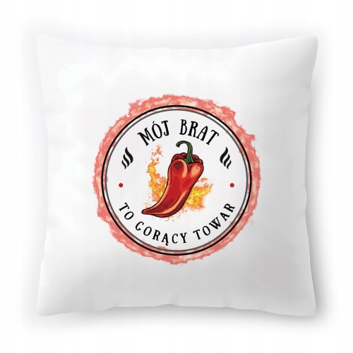 Poduszka Dla Brata Braciszka na Urodziny Prezent z Nadrukiem ze Zdjęciem