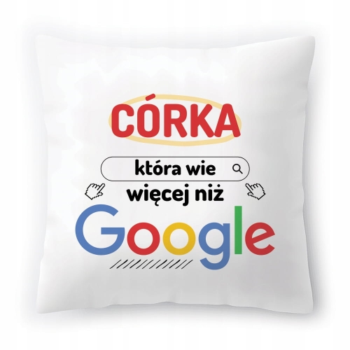 Poduszka Dla Córki Córeczki Urodziny Prezent z Nadrukiem ze Zdjęciem