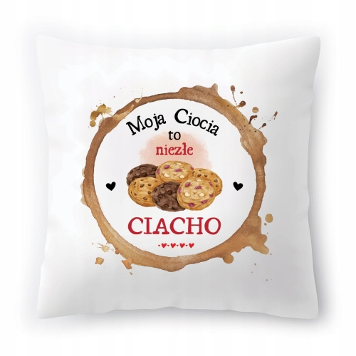 Poduszka Dla Cioci Ciotki Urodziny Prezent z Nadrukiem ze Zdjęciem