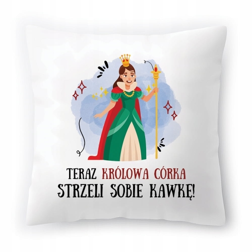 Poduszka Dla Córki Córeczki Urodziny Prezent z Nadrukiem ze Zdjęciem