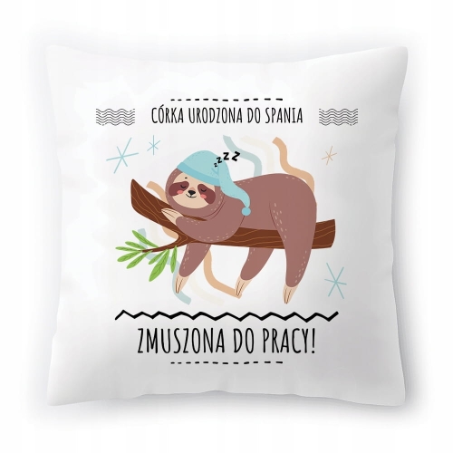 Poduszka Dla Córki Córeczki Urodziny Prezent z Nadrukiem ze Zdjęciem