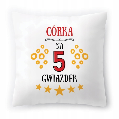 Poduszka Dla Córki Córeczki Urodziny Prezent z Nadrukiem ze Zdjęciem