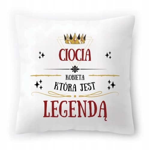 Poduszka Dla Cioci Ciotki Urodziny Prezent z Nadrukiem ze Zdjęciem