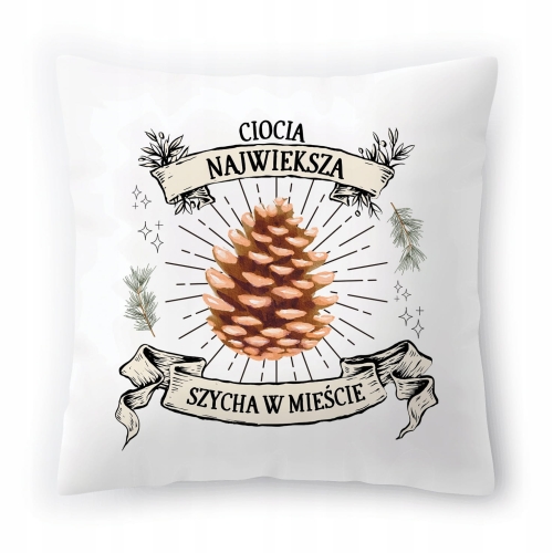 Poduszka Dla Cioci Ciotki Urodziny Prezent z Nadrukiem ze Zdjęciem