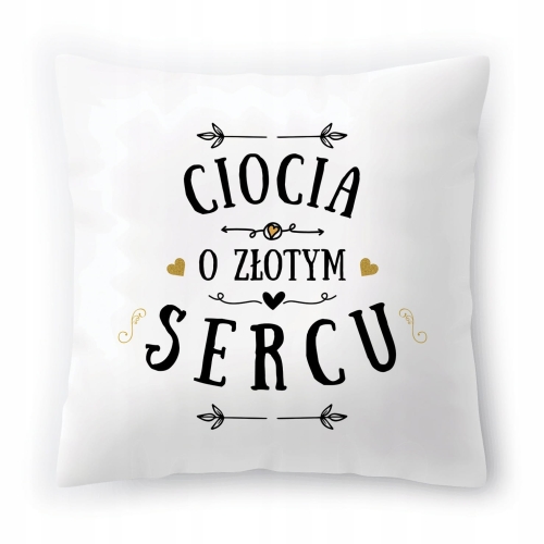 Poduszka Dla Cioci Ciotki Urodziny Prezent z Nadrukiem ze Zdjęciem