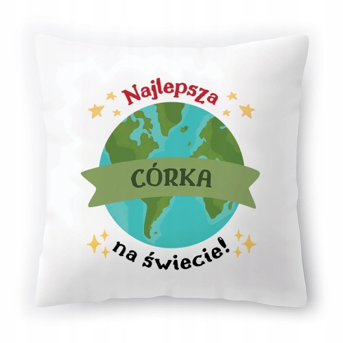 Poduszka Dla Córki Córeczki Urodziny Prezent z Nadrukiem ze Zdjęciem