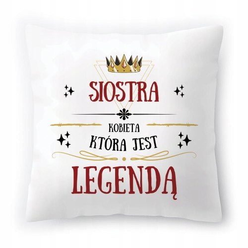 Poduszka Dla Siostry Siostrzyczki Urodziny Prezent z Nadrukiem ze Zdjęciem