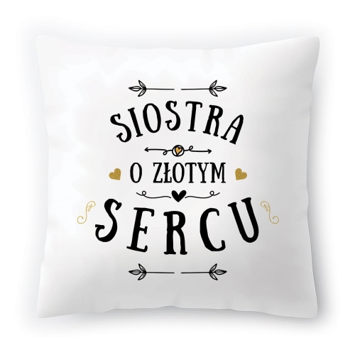 Poduszka Dla Siostry Siostrzyczki Urodziny Prezent z Nadrukiem ze Zdjęciem