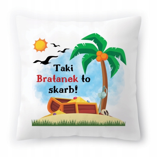 Poduszka Dla Bratanka na Urodziny Imieniny Prezent z Nadrukiem ze Zdjęciem