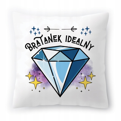 Poduszka Dla Bratanka na Urodziny Imieniny Prezent z Nadrukiem ze Zdjęciem