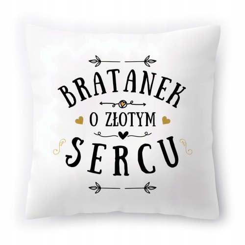 Poduszka Dla Bratanka na Urodziny Imieniny Prezent z Nadrukiem ze Zdjęciem