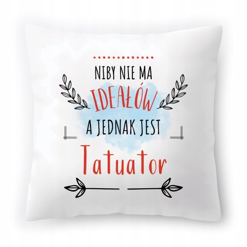 Poduszka Dla Tatuatora na Urodziny Prezent z Nadrukiem ze Zdjęciem