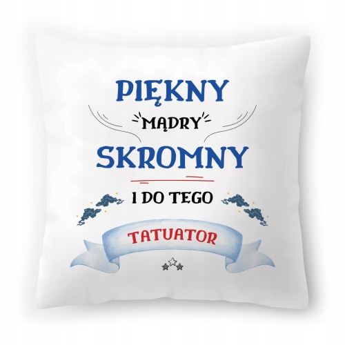 Poduszka Dla Tatuatora na Urodziny Prezent z Nadrukiem ze Zdjęciem