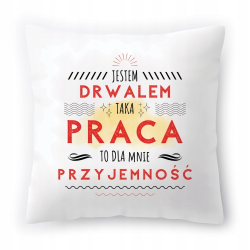 Poduszka Dla Drwala na Urodziny Prezent z Nadrukiem ze Zdjęciem