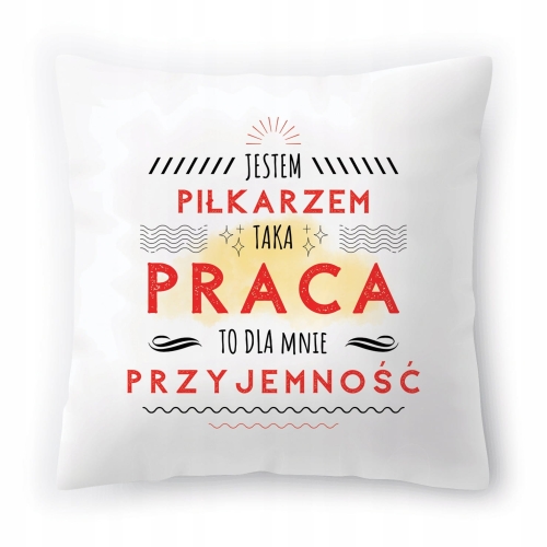 Poduszka Dla Piłkarza na Urodziny Prezent z Nadrukiem ze Zdjęciem