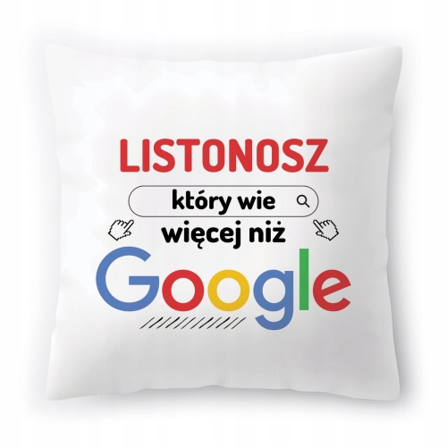 Poduszka Dla Listonosza na Urodziny Prezent z Nadrukiem ze Zdjęciem