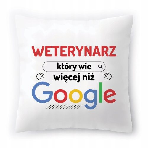 Poduszka Dla Weterynarza na Urodziny Prezent z Nadrukiem ze Zdjęciem