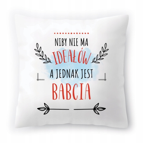 Poduszka Dla Babci Babuni na Urodziny Prezent z Nadrukiem ze Zdjęciem