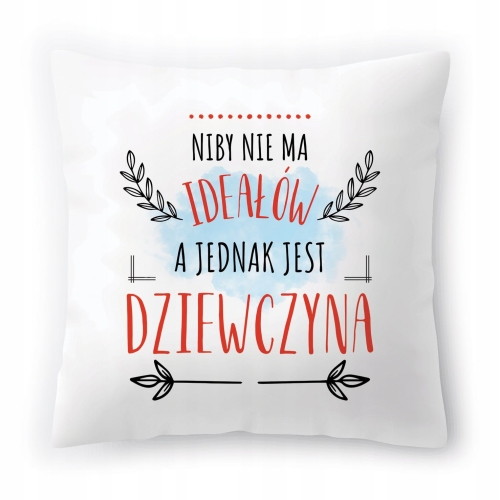 Poduszka Dla Dziewczyny na Urodziny na Prezent z Nadrukiem ze Zdjęciem