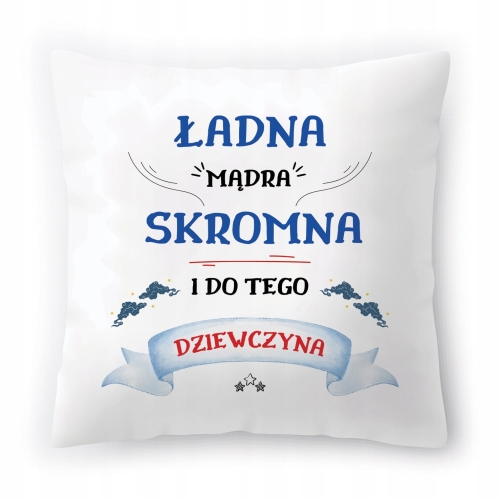 Poduszka Dla Dziewczyny na Urodziny na Prezent z Nadrukiem ze Zdjęciem