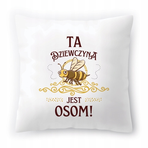 Poduszka Dla Dziewczyny na Urodziny na Prezent z Nadrukiem ze Zdjęciem