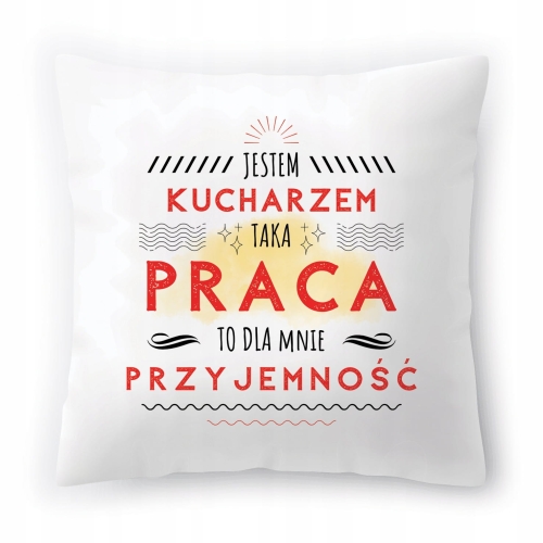Poduszka Dla Kucharza na Urodziny na Prezent z Nadrukiem ze Zdjęciem