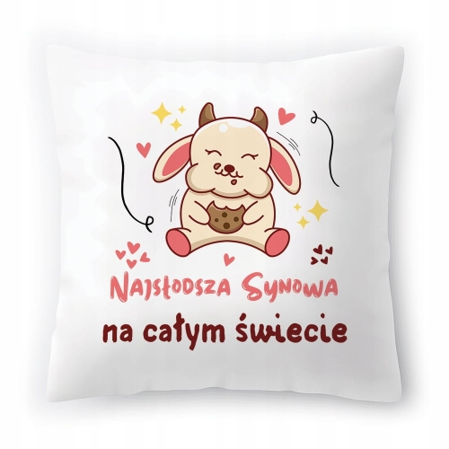 Poduszka Dla Synowej na Urodziny na Prezent z Nadrukiem ze Zdjęciem