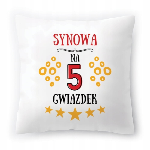 Poduszka Dla Synowej na Urodziny na Prezent z Nadrukiem ze Zdjęciem