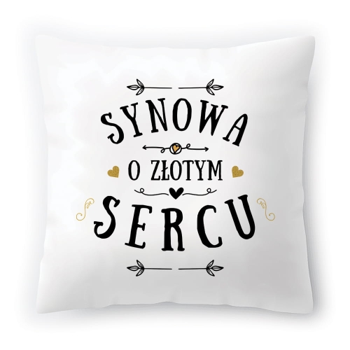 Poduszka Dla Synowej na Urodziny na Prezent z Nadrukiem ze Zdjęciem