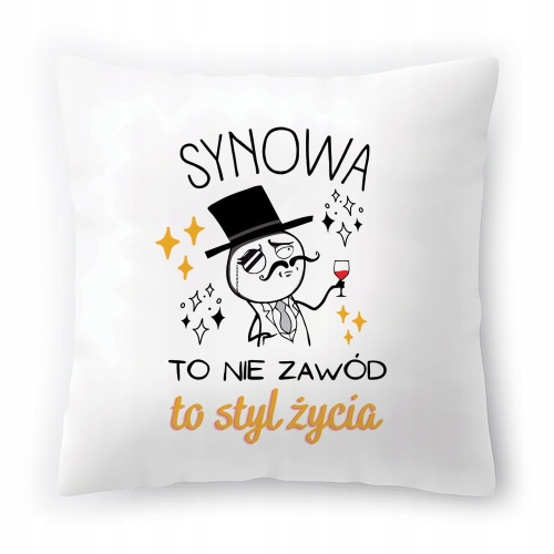 Poduszka Dla Synowej na Urodziny na Prezent z Nadrukiem ze Zdjęciem
