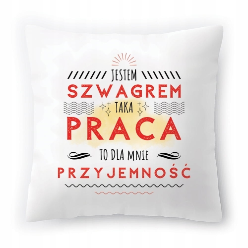 Poduszka Dla Szwagra na Urodziny na Prezent z Nadrukiem ze Zdjęciem