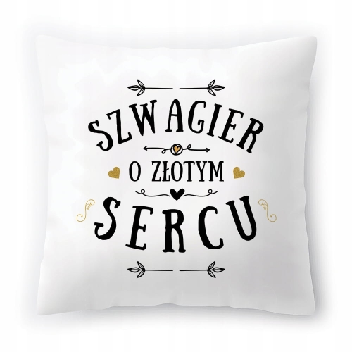 Poduszka Dla Szwagra na Urodziny na Prezent z Nadrukiem ze Zdjęciem