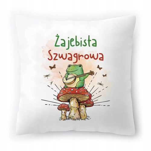 Poduszka Dla Szwagrowej na Urodziny na Prezent z Nadrukiem ze Zdjęciem