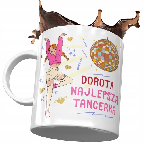 Dla Doroty Kubek na Urodziny Imieniny na Prezent z Nadrukiem ze Zdjęciem