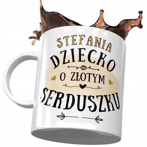 Dla Stefanii Kubek na Urodziny Imieniny na Prezent z Nadrukiem ze Zdjęciem