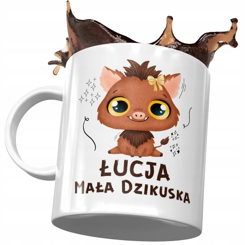 Dla Łucji Kubek na Urodziny Imieniny na Prezent z Nadrukiem ze Zdjęciem