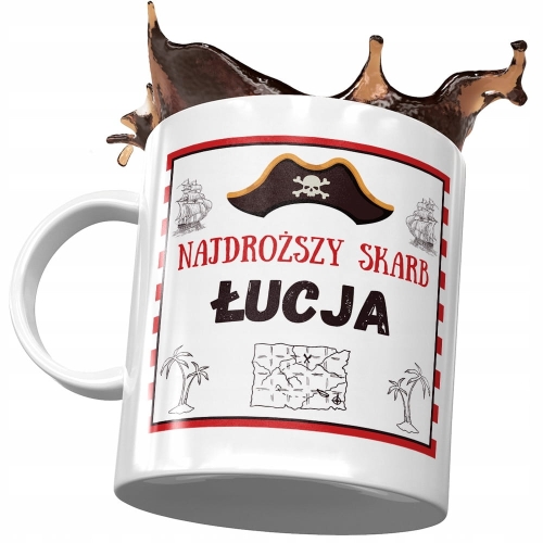 Dla Łucji Kubek na Urodziny Imieniny na Prezent z Nadrukiem ze Zdjęciem