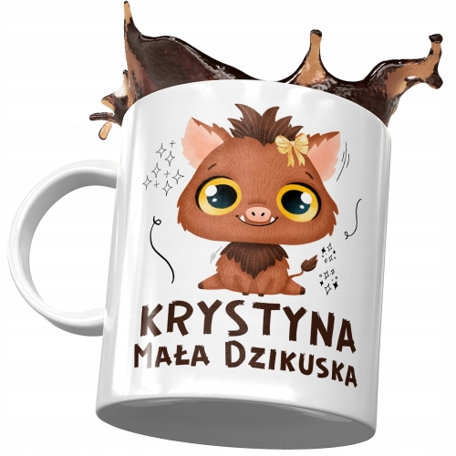 Dla Krystyny Kubek na Urodziny Imieniny na Prezent z Nadrukiem ze Zdjęciem