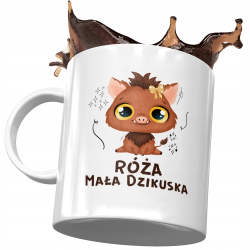 Dla Róży Kubek na Urodziny Imieniny na Prezent z Nadrukiem ze Zdjęciem
