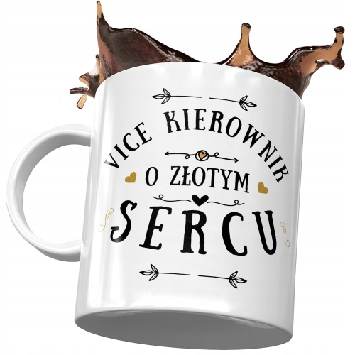 Dla Vice Kierownika Kubek na Urodziny na Prezent z Nadrukiem ze Zdjęciem