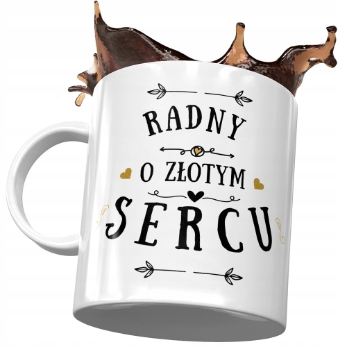 Dla Radnego Kubek na Urodziny Imieniny na Prezent z Nadrukiem ze Zdjęciem