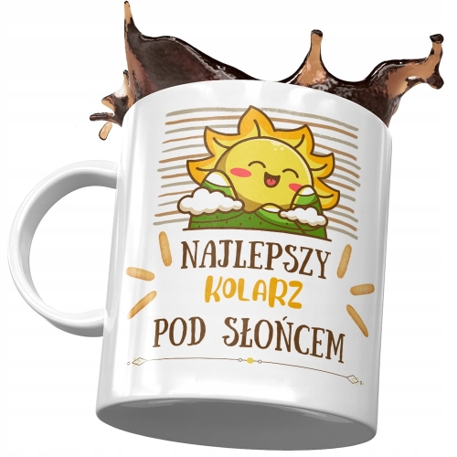 Dla Kolarza Kubek na Urodziny Imieniny na Prezent z Nadrukiem ze Zdjęciem