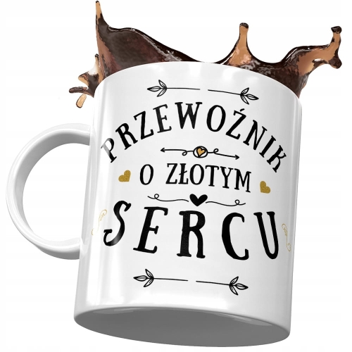 Dla Przewoźnika Kubek na Urodziny na Prezent z Nadrukiem ze Zdjęciem
