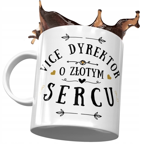 Dla Vice Dyrektora Kubek na Urodziny na Prezent z Nadrukiem ze Zdjęciem