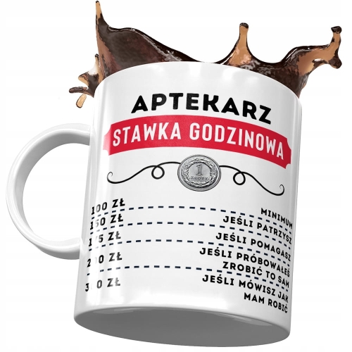 Dla Aptekarza Kubek na Urodziny na Prezent z Nadrukiem ze Zdjęciem