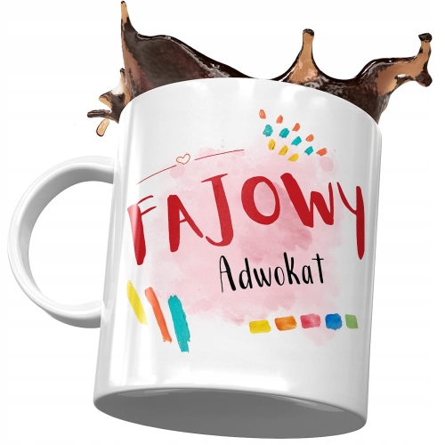 Kubek Dla Adwokata Fajowy Adwokat z Nadrukiem ze Zdjęciem