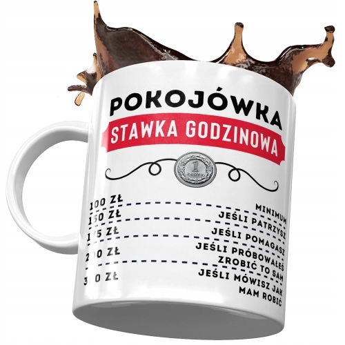 Dla Pokojówki Kubek na Urodziny na Prezent z Nadrukiem ze Zdjęciem