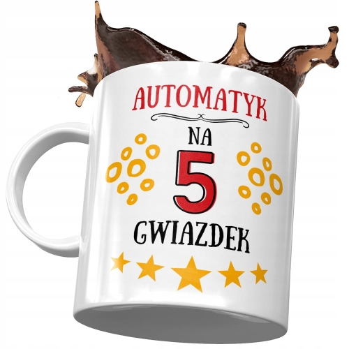 Dla Automatyka Kubek na Urodziny na Prezent z Nadrukiem ze Zdjęciem