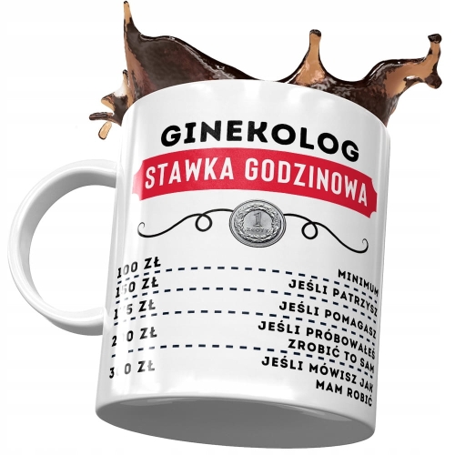 Dla Ginekologa Kubek na Urodziny na Prezent z Nadrukiem ze Zdjęciem